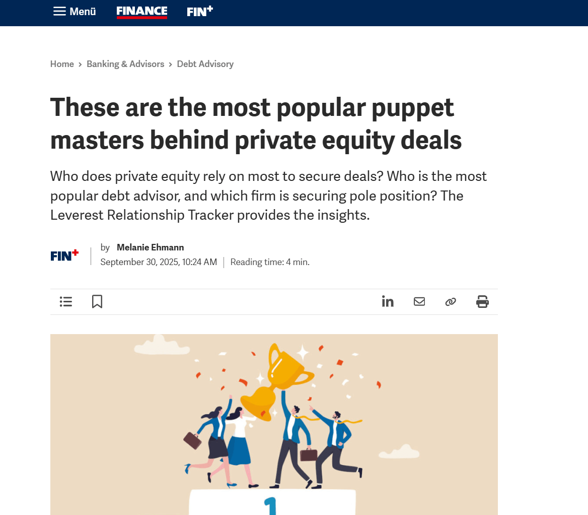 Leverest Relationship Tracker H1 2025 - Finance Magazine